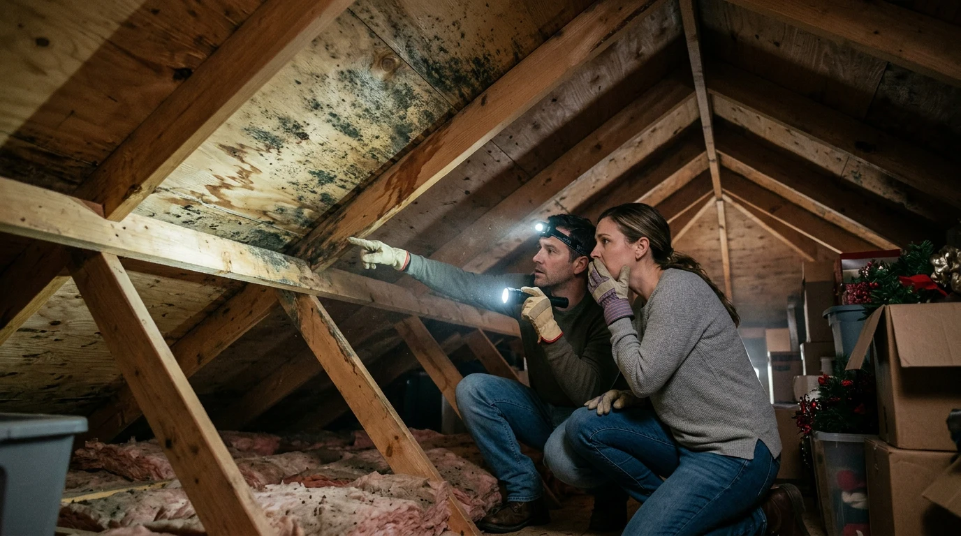attic mold removal - Roof Leaks and Ice Dams