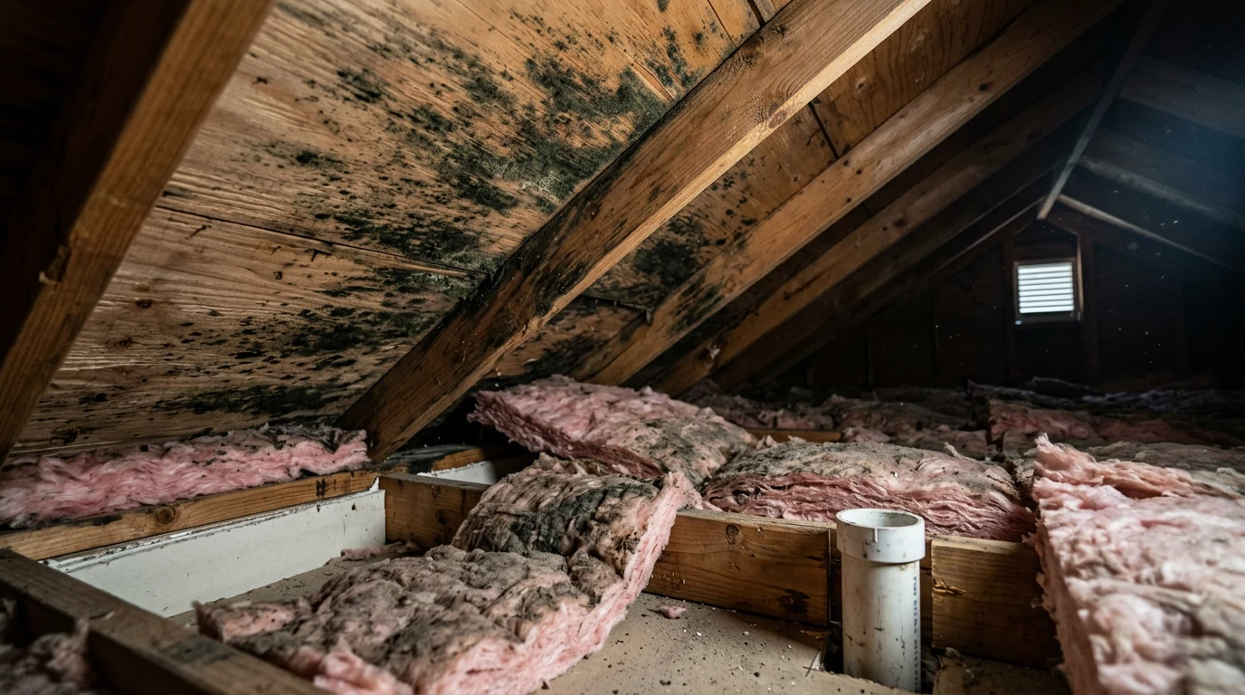 attic mold removal - Inadequate Insulation and Air Sealing