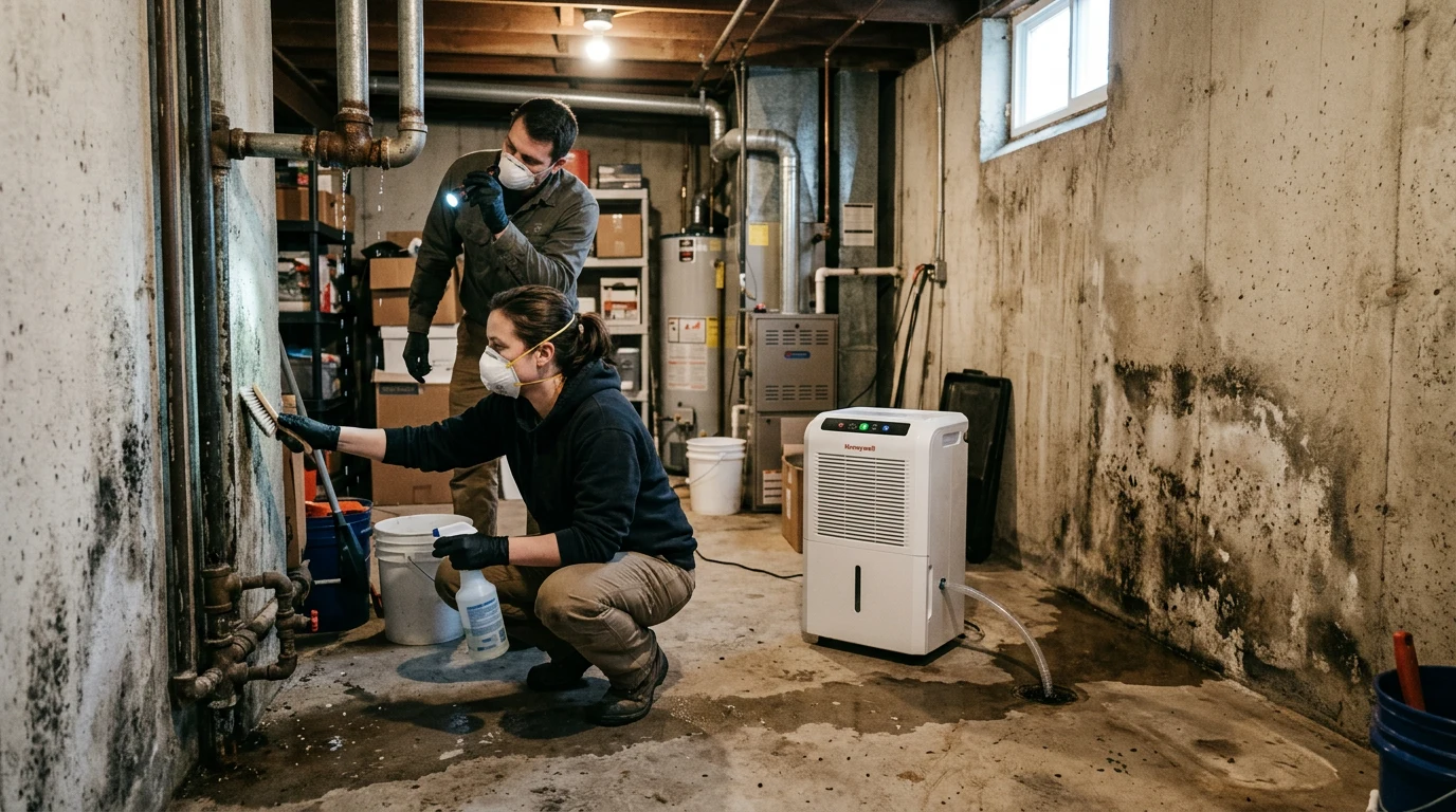 basement mold removal - Plumbing Leaks and Internal Water Sources