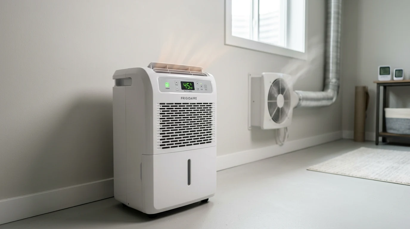 best dehumidifier for mold - 1. Frigidaire FFAD5033W1 - Best for Large Basements