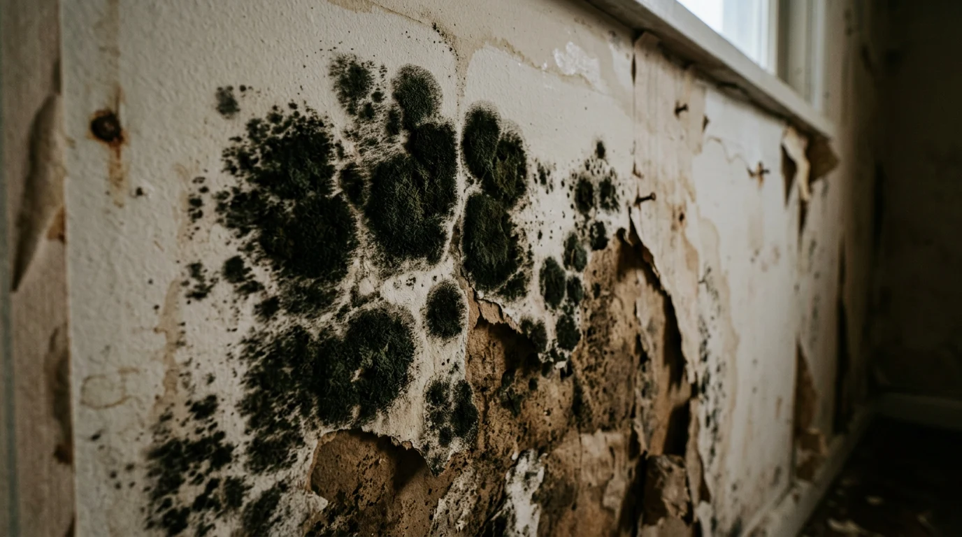 black mold on drywall - Cellulose Content Feeds Mold Growth