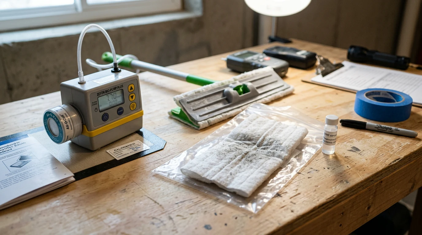 ermi mold test - Standard Swiffer Cloth Method