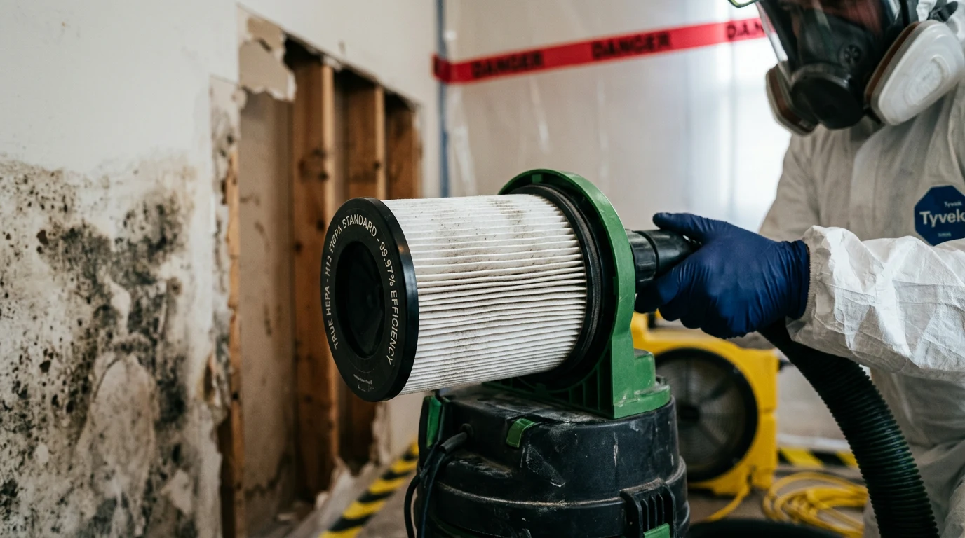 hepa vacuum for mold - True HEPA (H13 Standard)