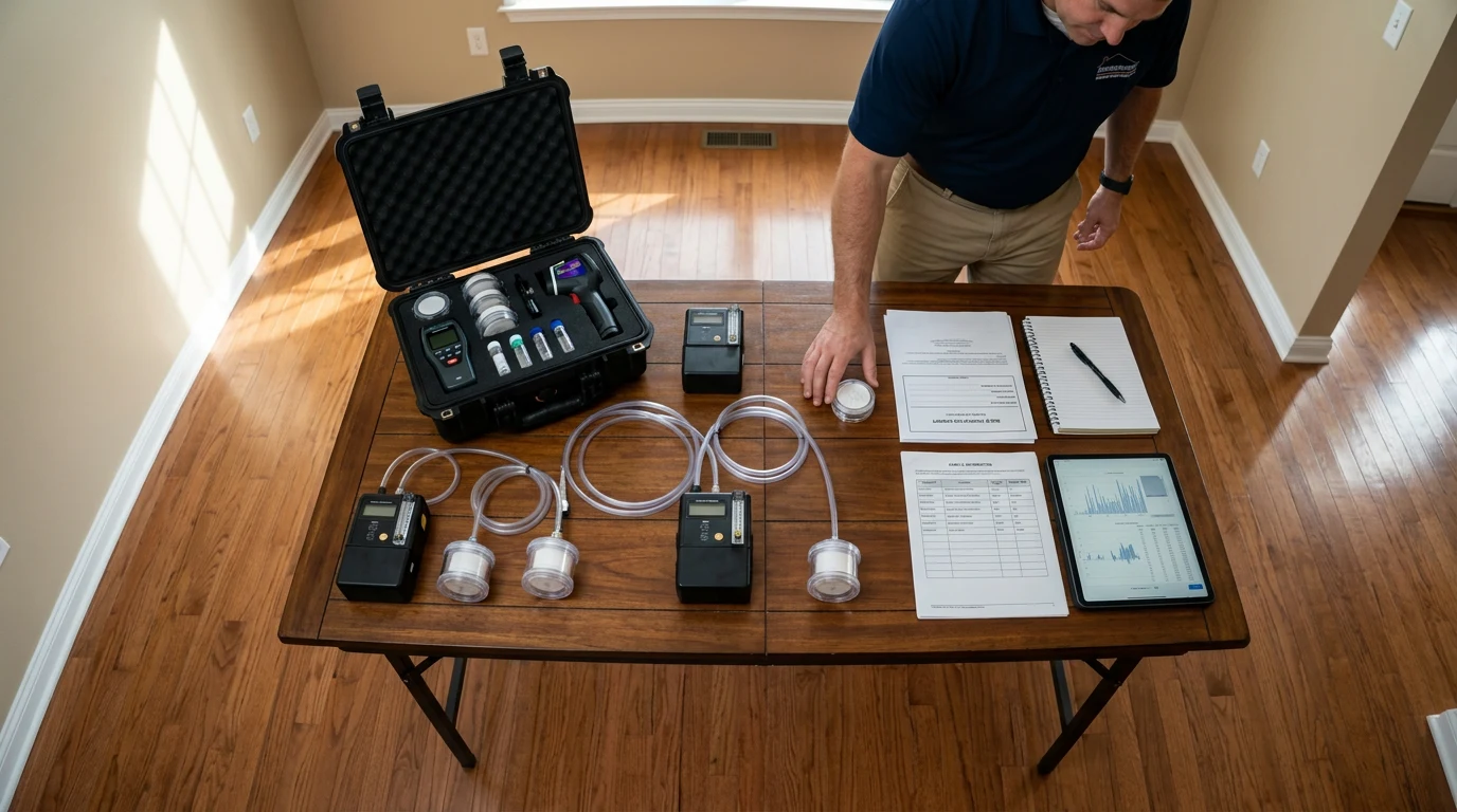how to read mold test results - Report Header and Sample Information