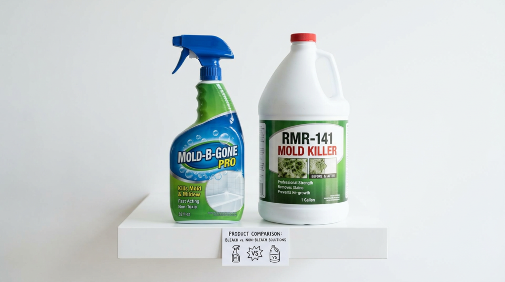 Concrobium vs RMR-86 mold treatment products comparison
