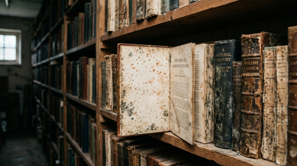 Mold on paper - identification and removal