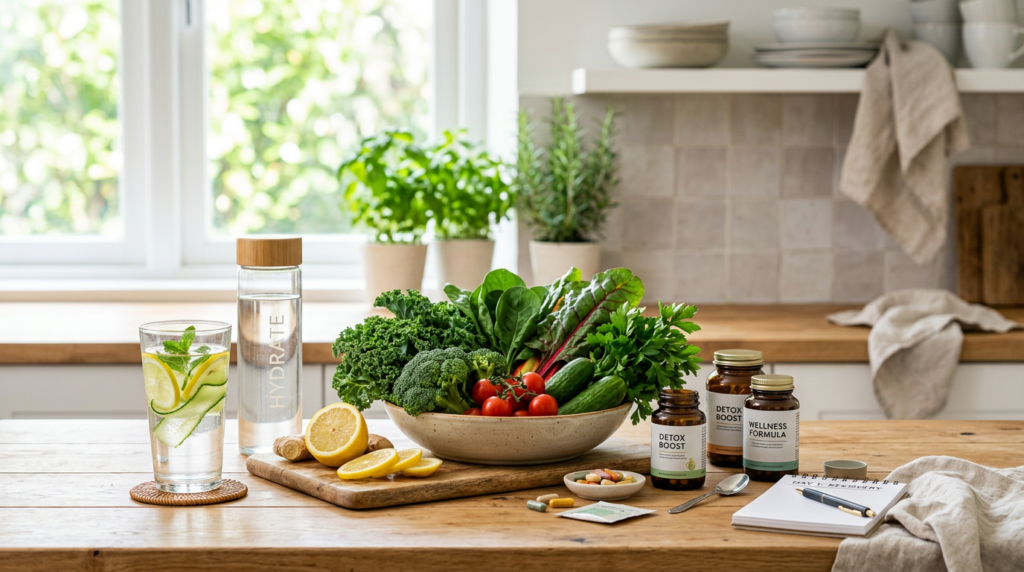 Healthy detox supplements and foods for mold exposure recovery