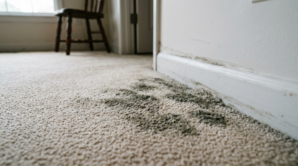Mold on carpet - identification and removal