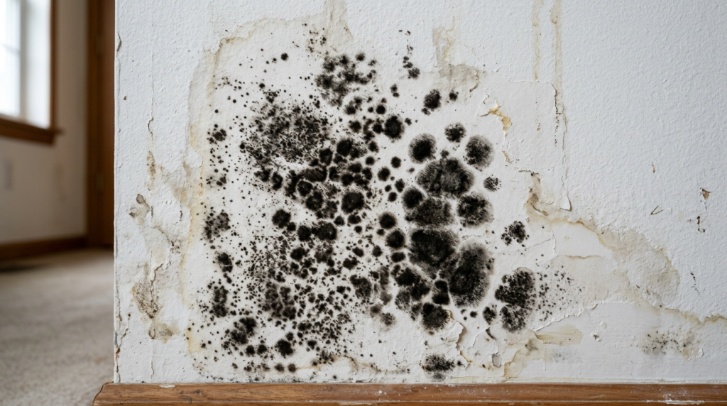 Mold on drywall - identification and removal