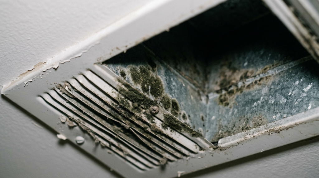 Mold on hvac - identification and removal