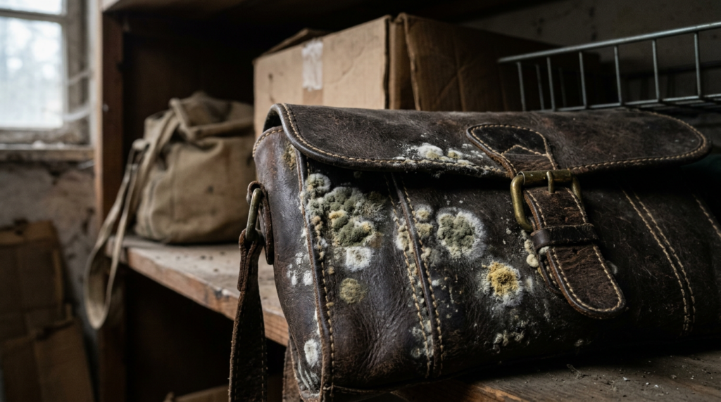 Mold on leather - identification and removal