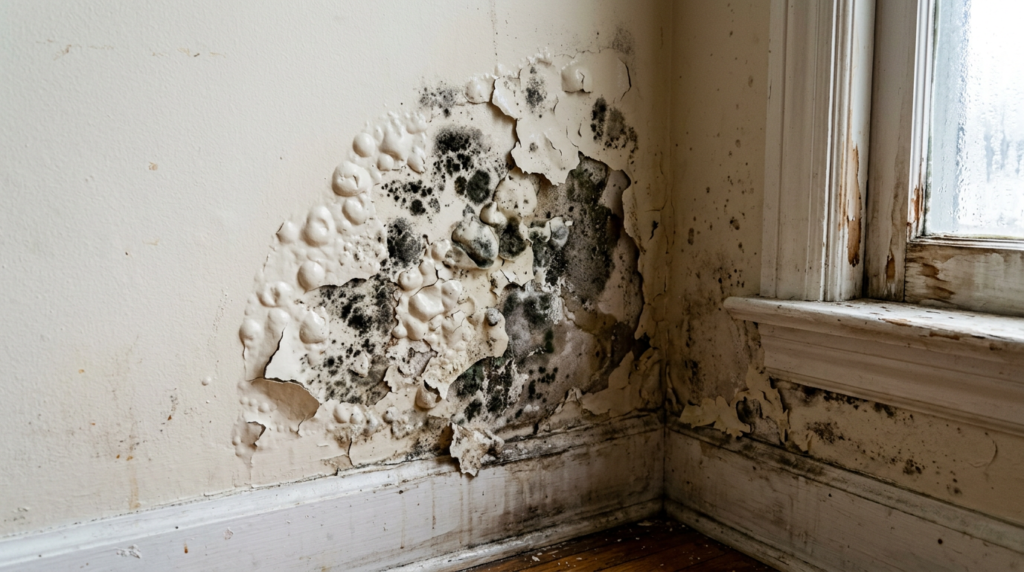 Mold on painted - identification and removal