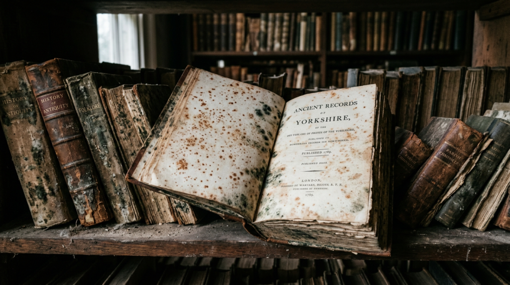 Mold on paper - identification and removal