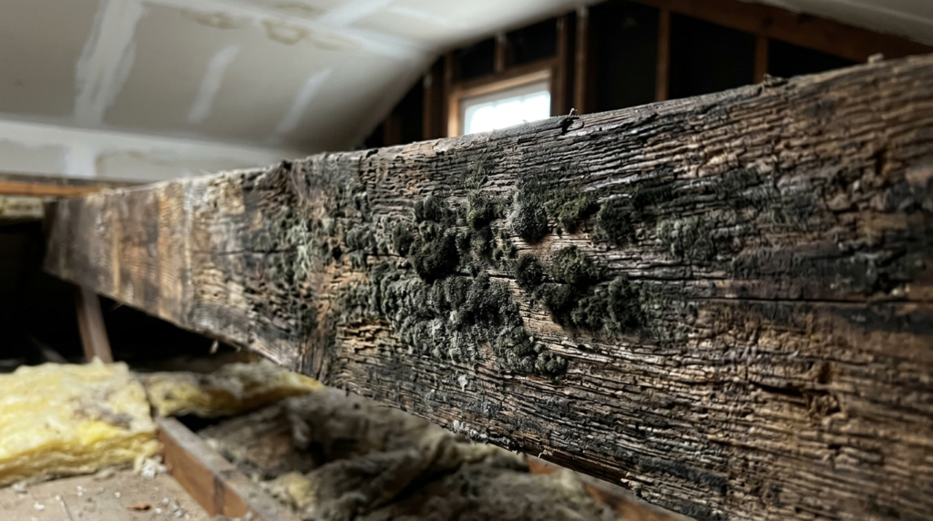 Mold on wood - identification and removal