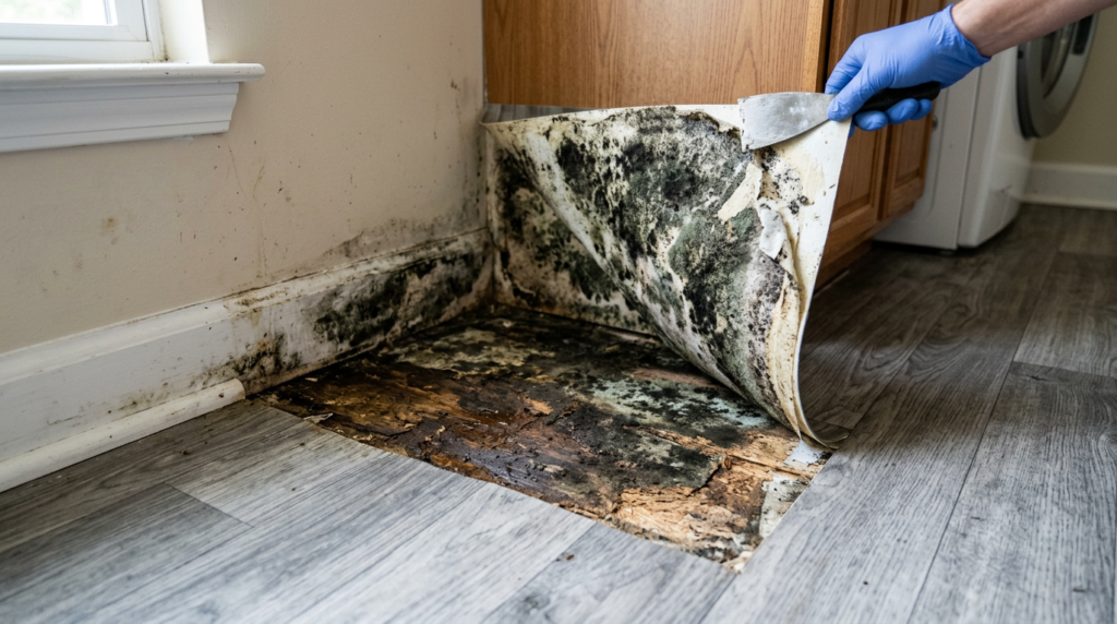 Mold on vinyl - identification and removal