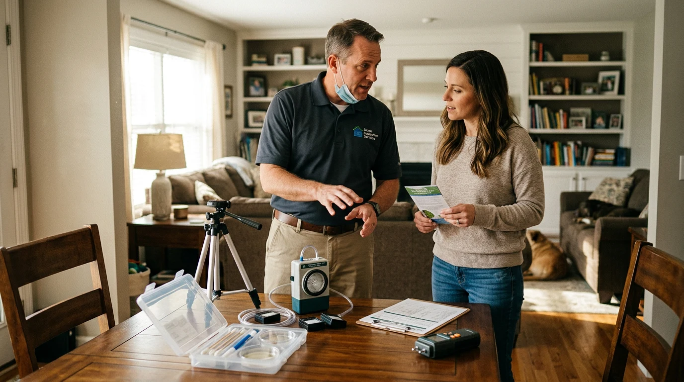 mold air quality testing - Non-Viable Spore Trap Sampling