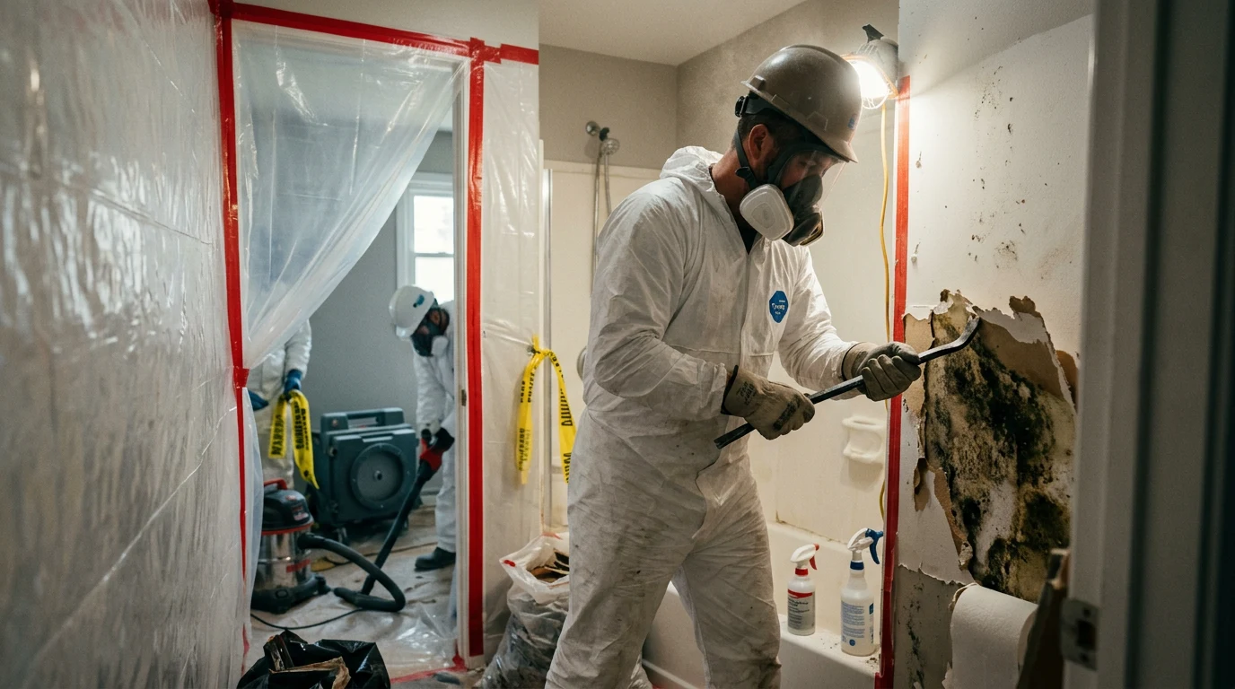 mold removal cost - Bathroom Mold Removal: $500 to $2,000
