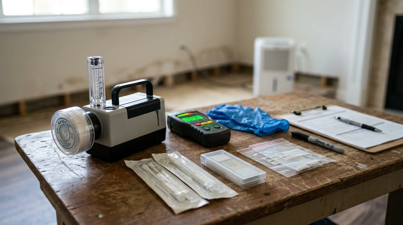 mold testing after water damage - Days 4-7: Comprehensive Mold Testing Window