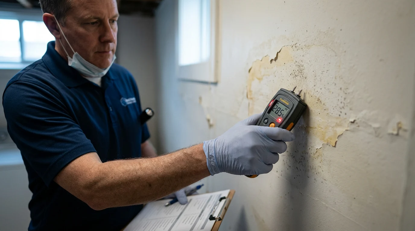 professional mold inspection - Step 1: Client Interview and History Review