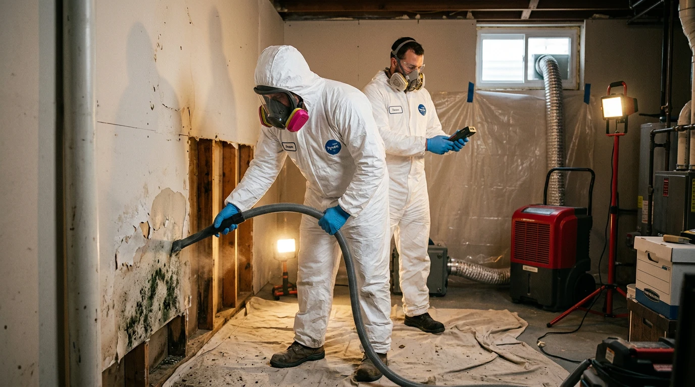 remove mold from walls - Required Personal Protective Equipment (PPE)