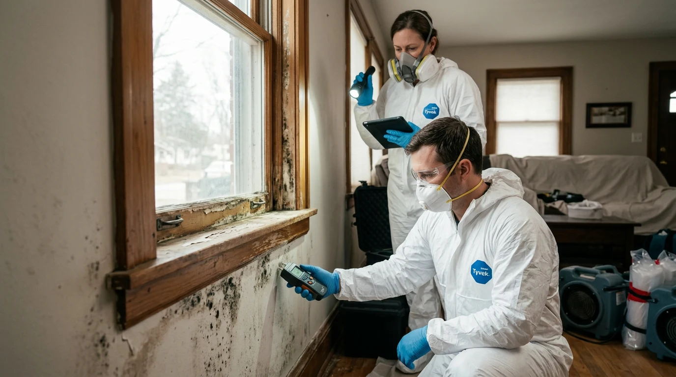 signs of mold in house - Mold on Windows, Doors, and Trim