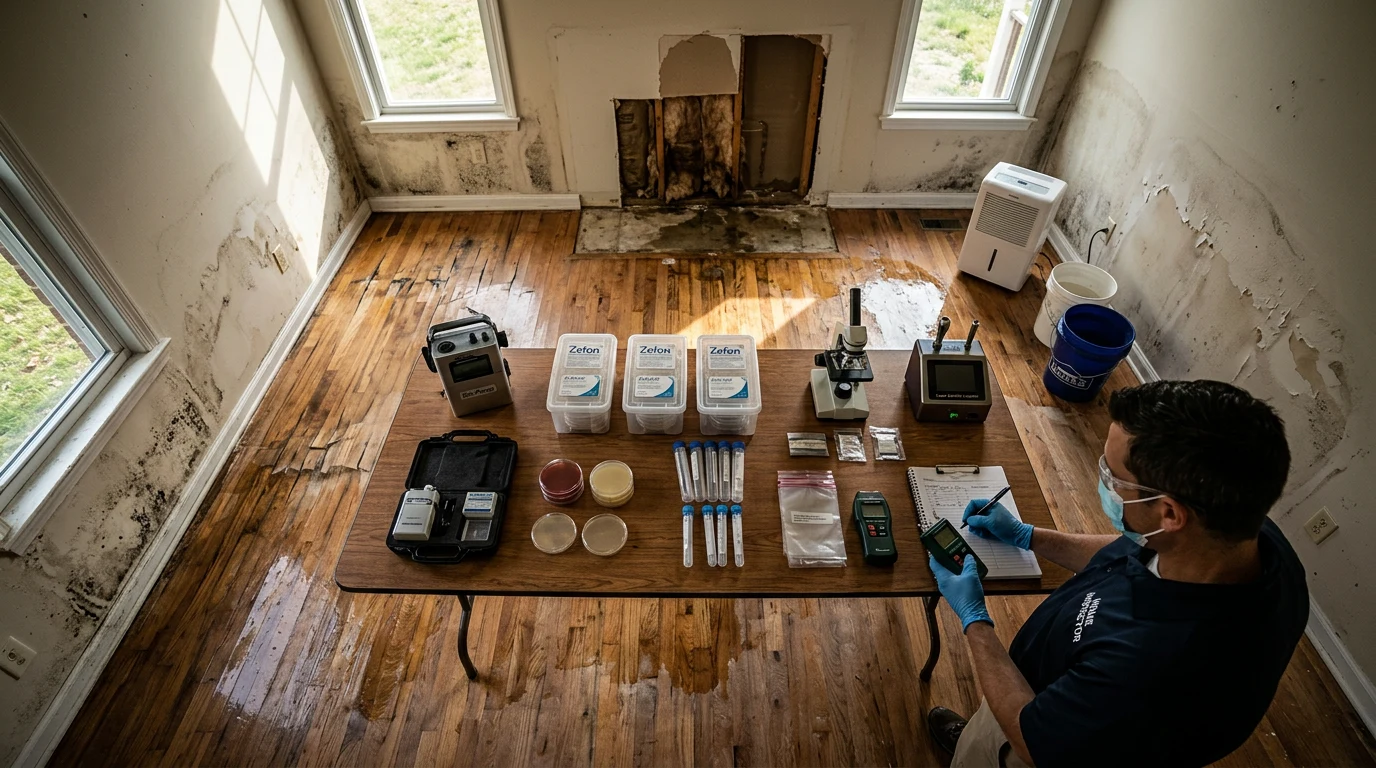 when to test for mold - Warning Sign 3: Recent Water Damage or Flooding