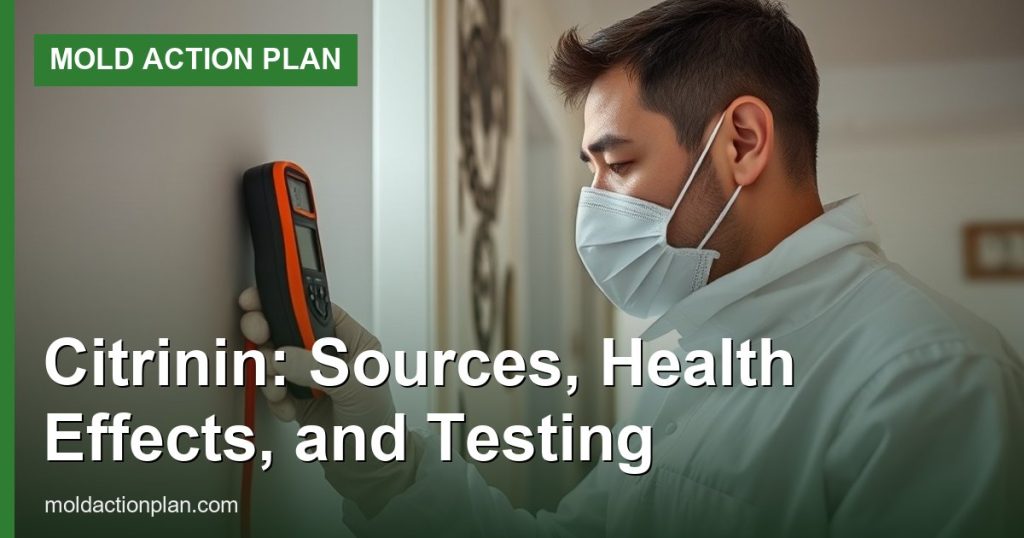 Citrinin: Sources, Health Effects, and Testing - Mold Action Plan