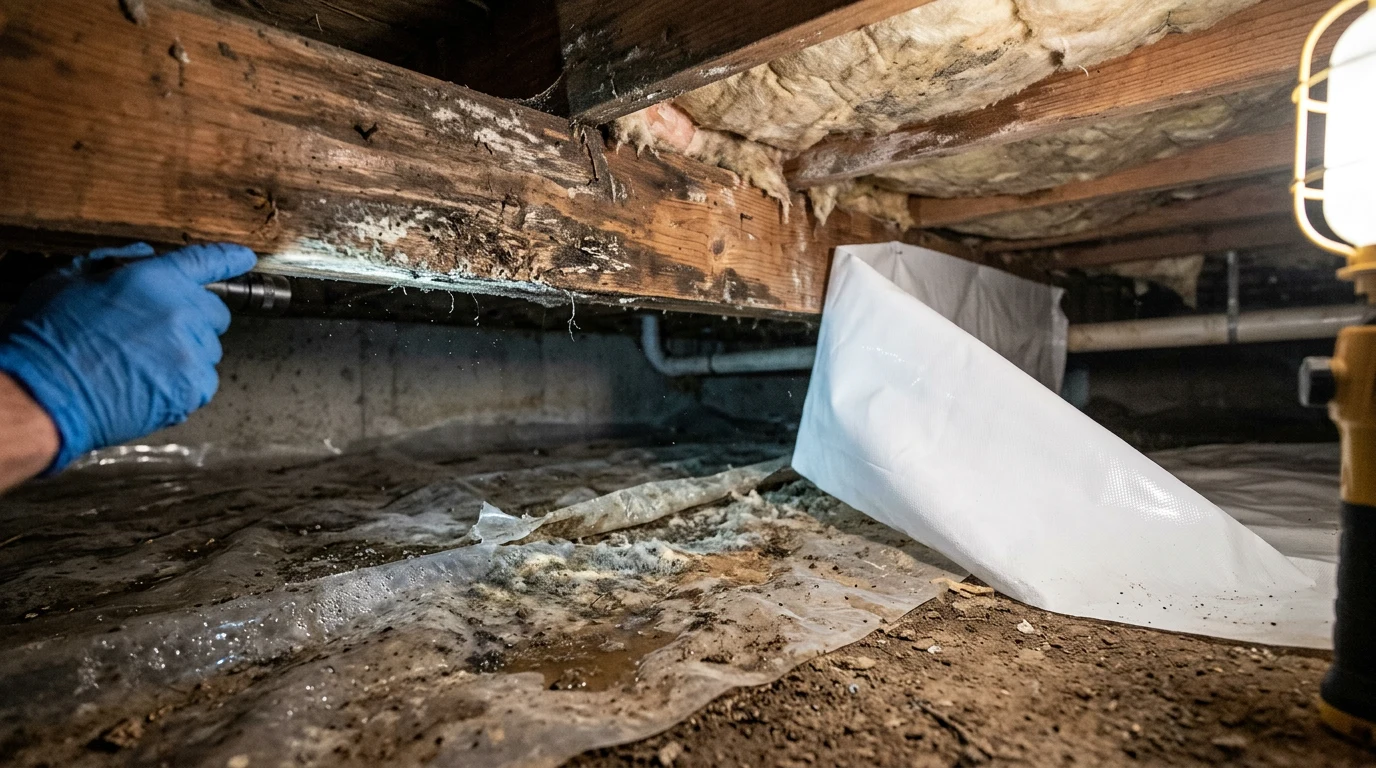 crawl space vapor barrier mold - Choosing the Right Vapor Barrier Material