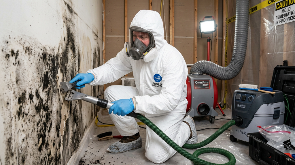 How to Clean Moldy Walls