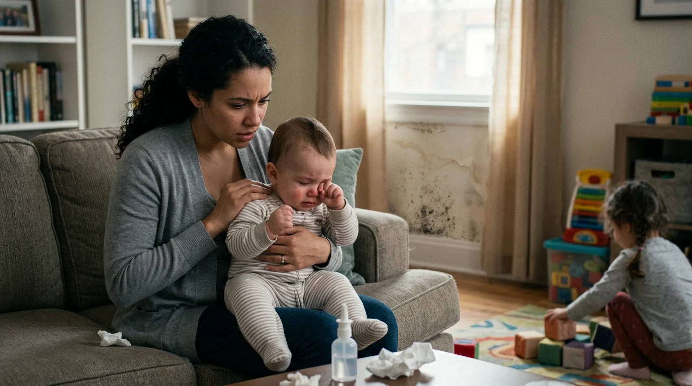 mold health risks children - In Infants (0 to 12 Months)