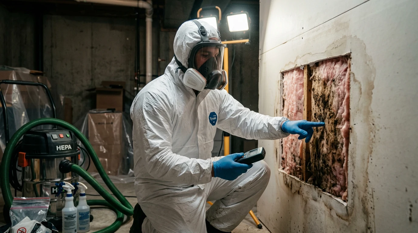 mold in insulation - At a Glance: Replace vs. Treat