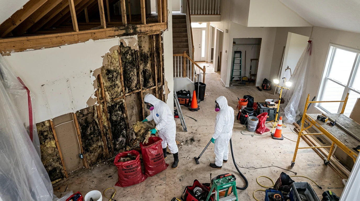 mold in insulation - Why Does Mold Grow on Insulation?