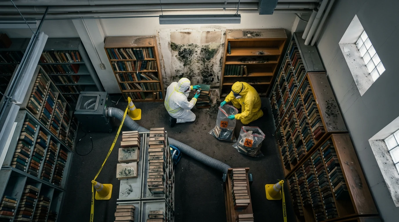 mold on books - Why Mold Grows on Books and Paper