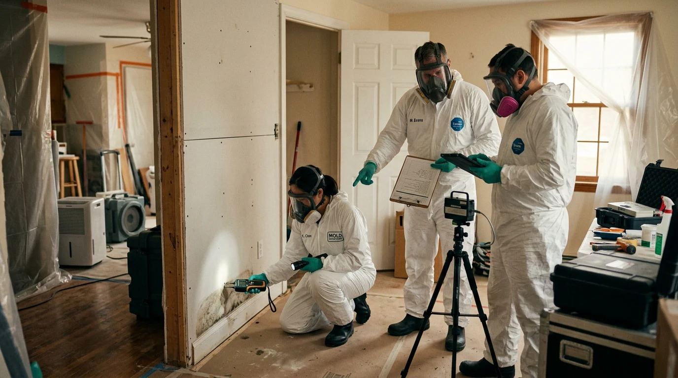 post remediation mold testing - 1. Visual Inspection